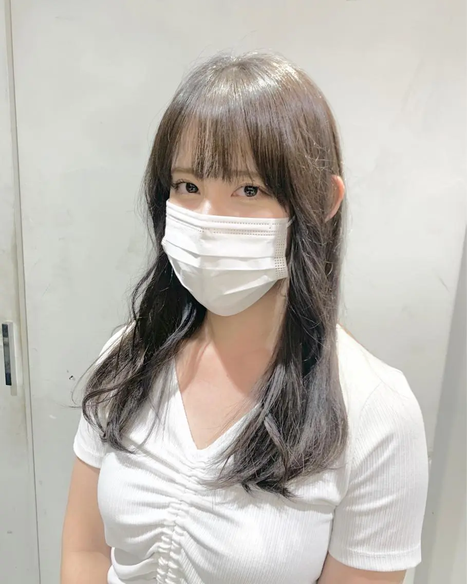 セミロング カラー カット ヘアカラー トリートメント ヘッドスパ 🎀艶モテカラー🎀 彩季のヘアスタイル