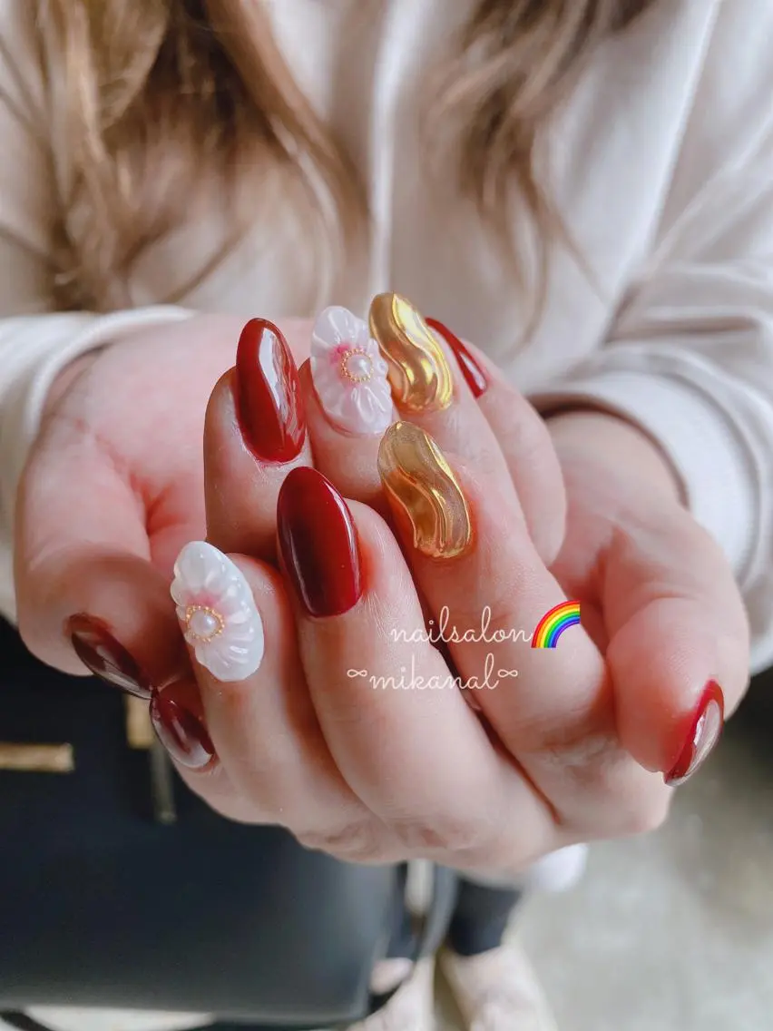 ネイル ハンドネイル nailsalon ∞ ﾐｶﾅﾙ ∞のネイルデザイン