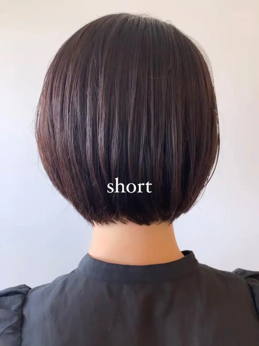 ショート ショートヘア トリートメント カット トリートメント milis 知崎春奈のヘアスタイル