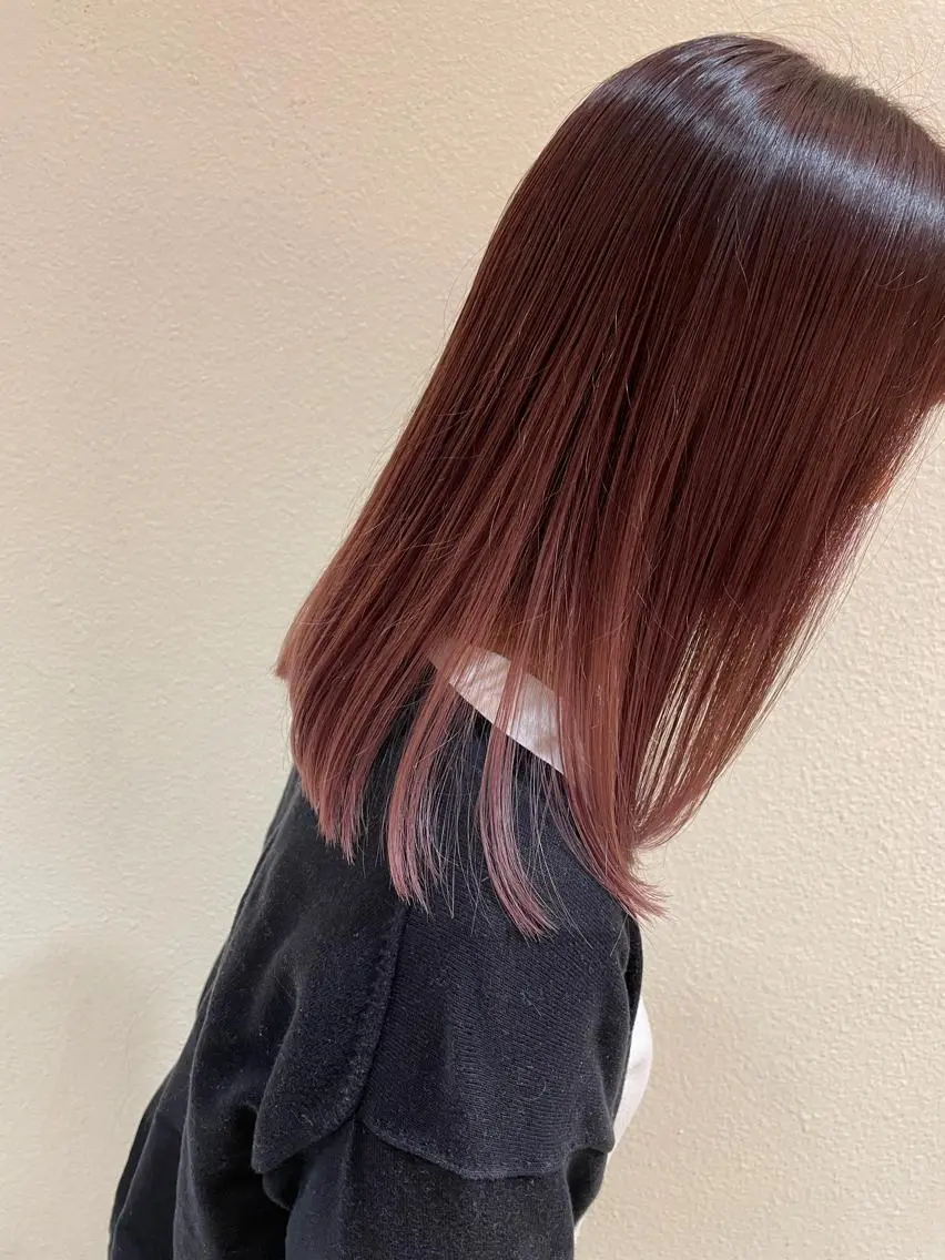 セミロング 有働 直広のヘアスタイル