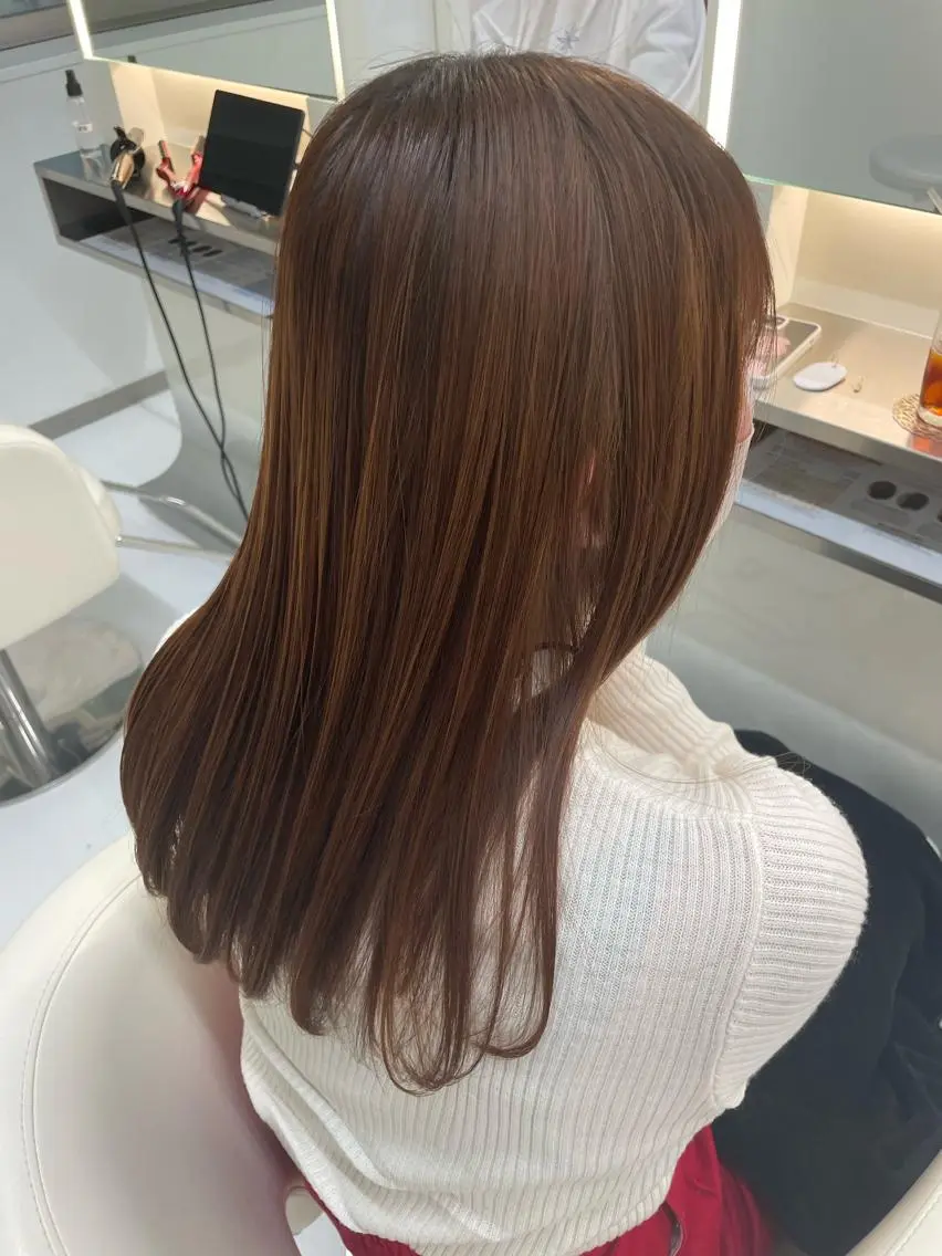 ロング 髪質改善 酸性ストレート 💈髪質改善メニュー 佐藤 萌💈のヘアスタイル
