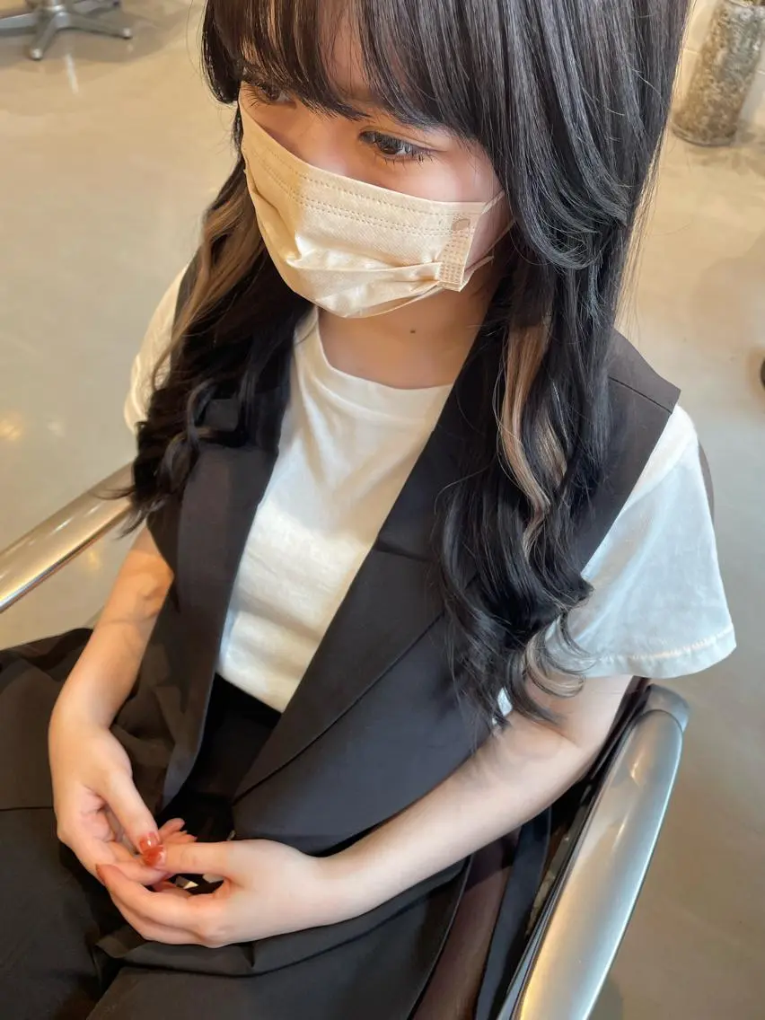 ロング エクステ ロング chic  有山 美瑠のヘアスタイル