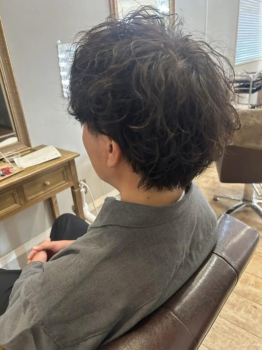 パーマ メンズ カット パーマ SAEKI Rimのヘアスタイル