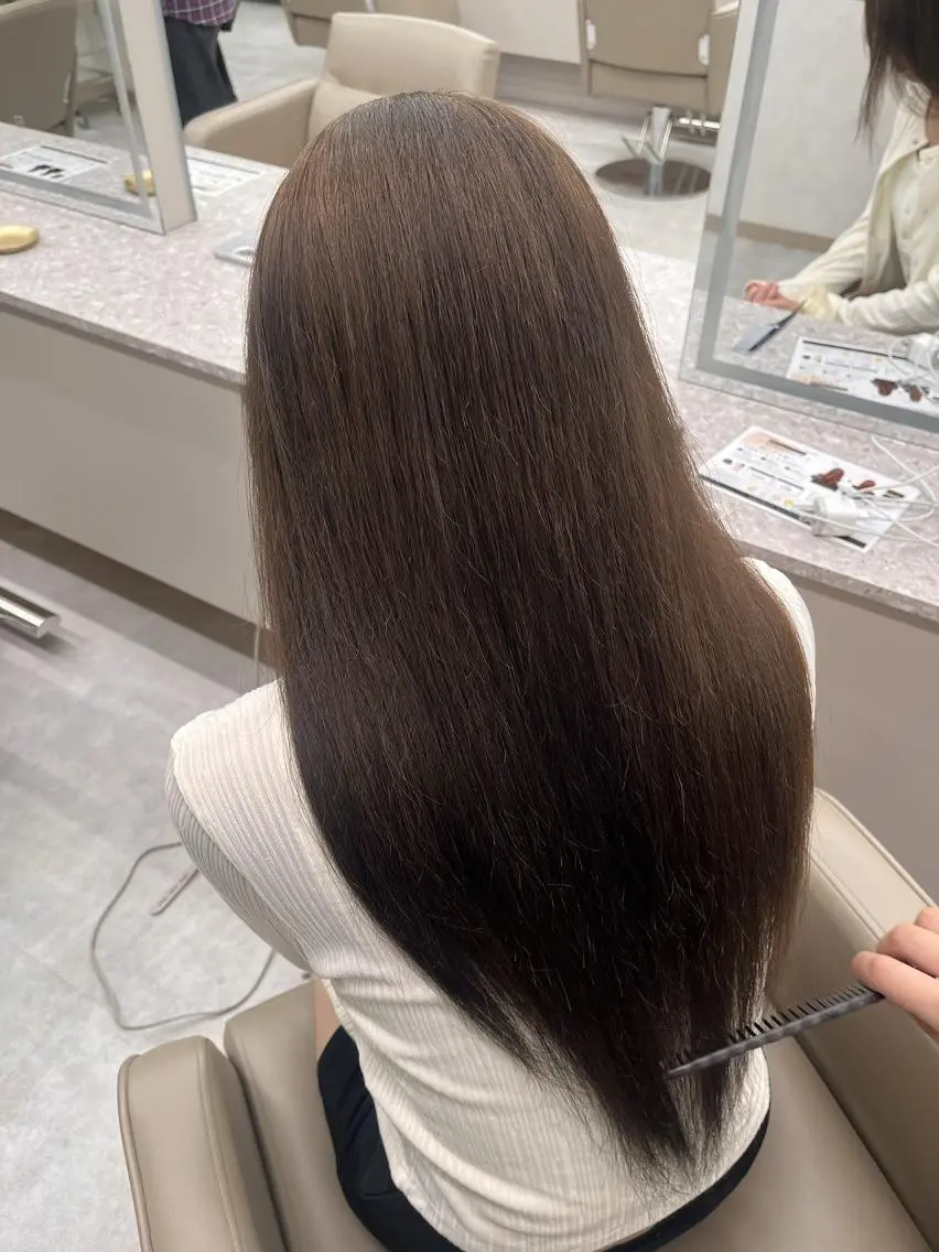 ロング カラー ロング 透明感/艶カラー/ 暖色 🎀Kanonのヘアスタイル