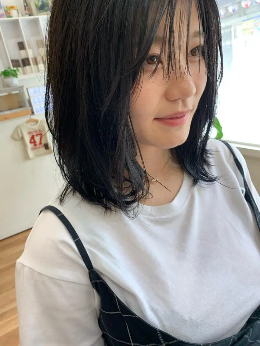 ミディアム カラー ハイライトカラー ハイライト ヘアカラー トリートメント hair &make EPICRUMIのヘアスタイル