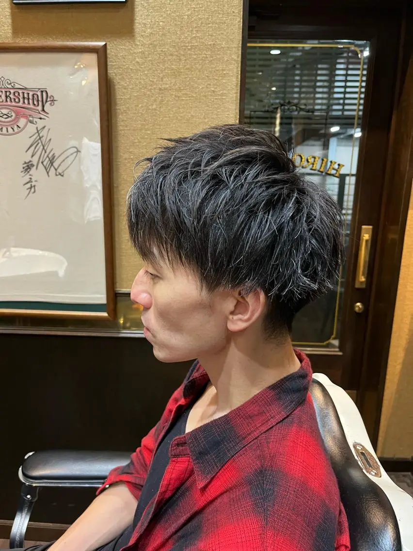 ショート メンズ マッシュ ショートヘア 工藤 千織のヘアスタイル