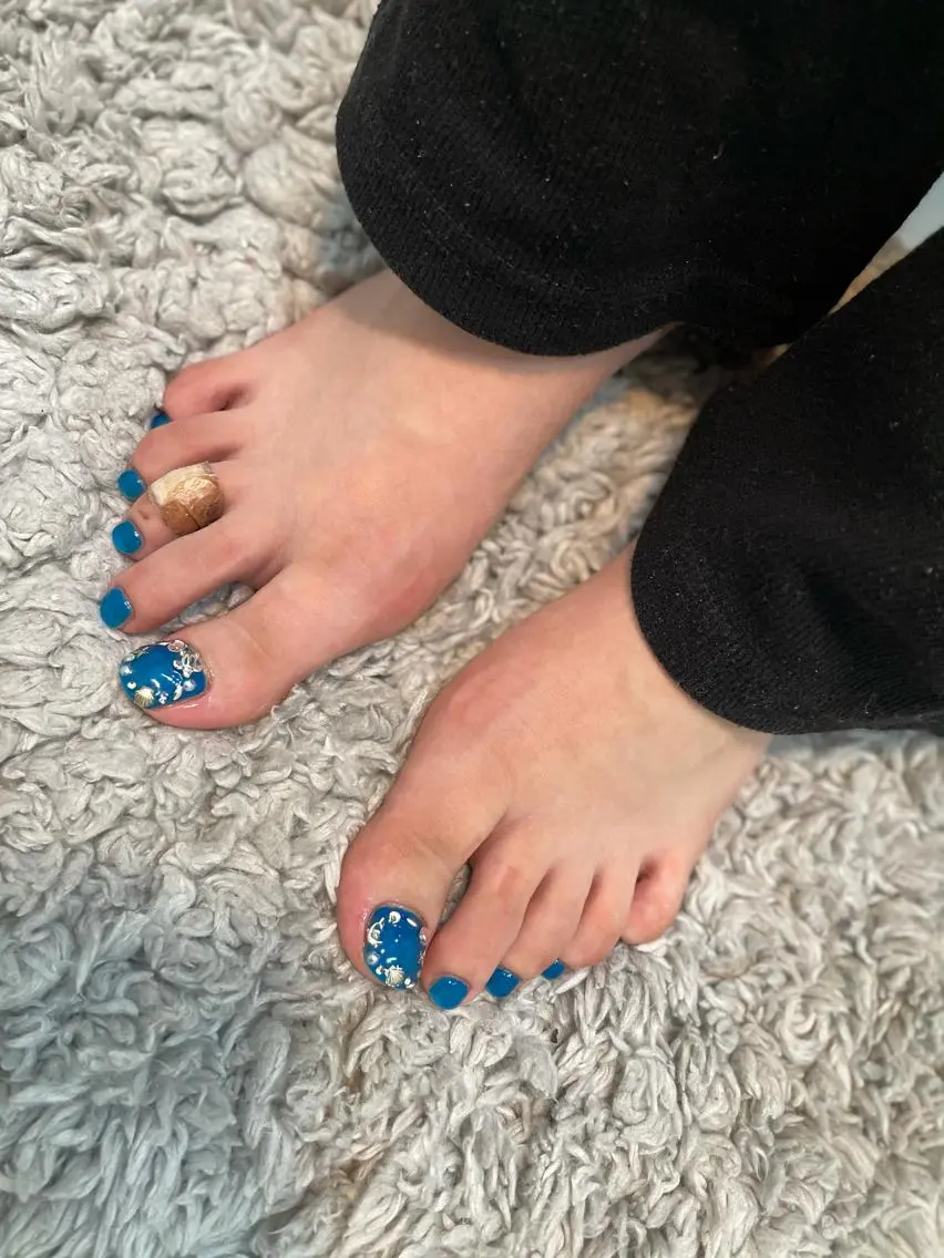 ショート ネイル アートネイル フットネイル 《LB》ラブリエ Nail&eyeのマツエク・マツパデザイン