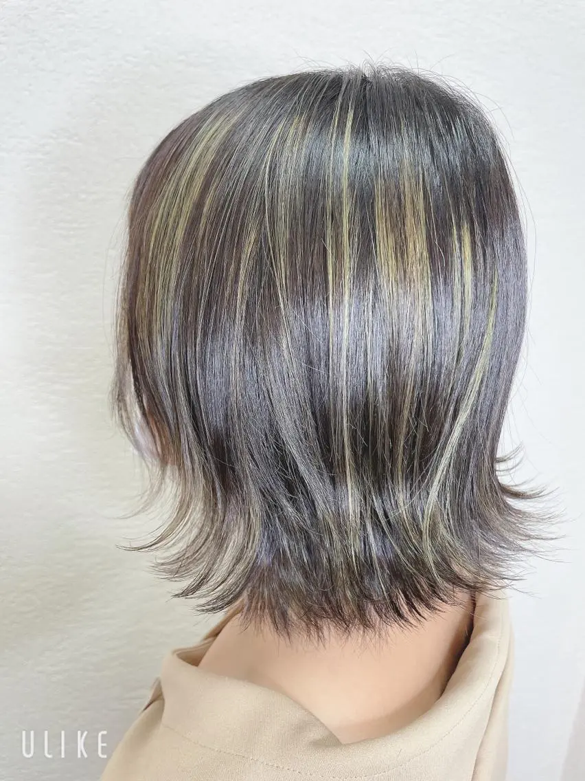 ショート カラー メッシュ カット ヘアカラー ❣️モードケイズ塚口 和田一将のヘアスタイル