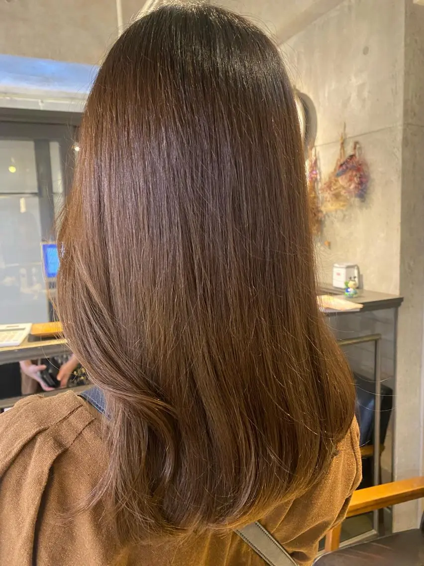 ミディアム カラー ヘアアレンジ カット ヘッドスパ デザインカラー/ kanae🌱のヘアスタイル
