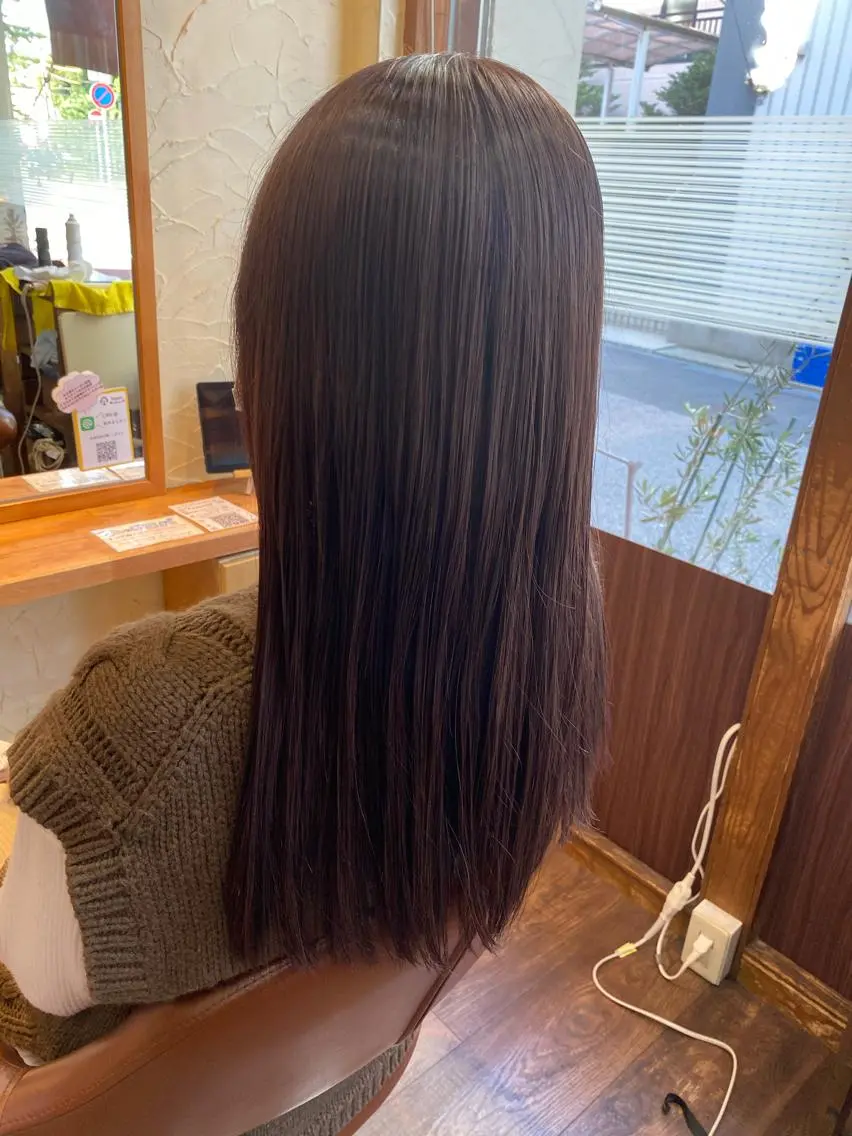 ロング カラー パーマ ヘアアレンジ メンズ キッズ ネイル マツエク・マツパ 🌈髪質改善・美髪矯 正・平野瀬乃🌈のヘアスタイル
