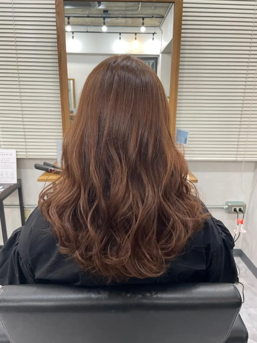 セミロング ヘアカラー OGAWA HIROKIのヘアスタイル