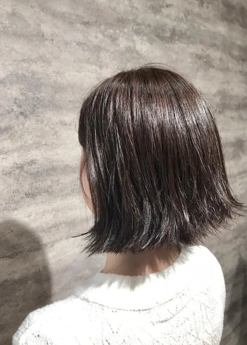 ショート カラー グレージュ シルバー シルバーグレージュ 🫟Blanco🫟 Color&Careのヘアスタイル