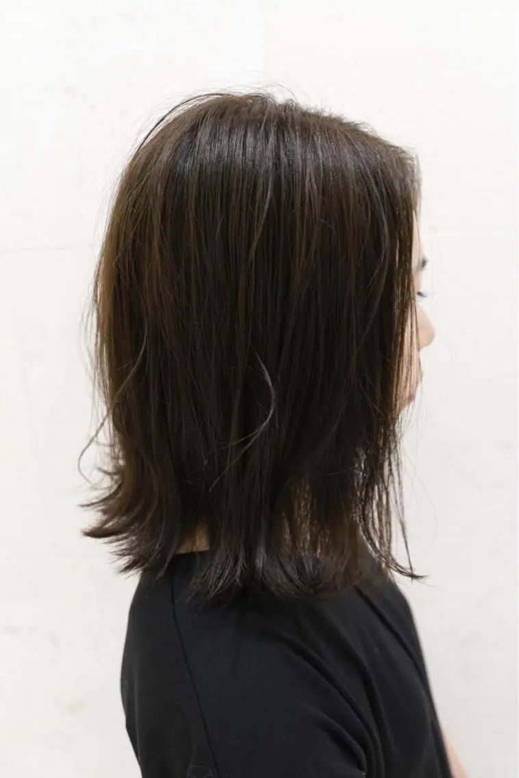 ミディアム カラー アッシュ 斉藤 貴也のヘアスタイル