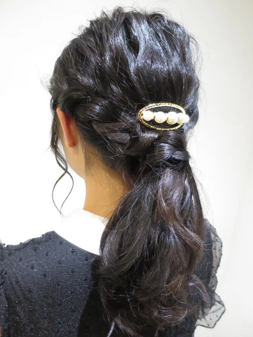 ヘアアレンジ ヘアセット ショート×カラー 🦊堀米早紀【荻窪】のマツエク・マツパデザイン