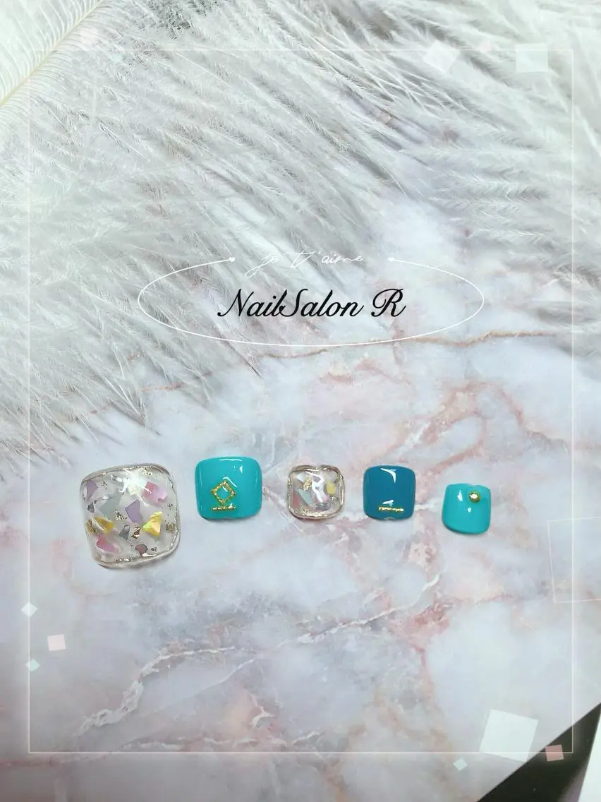 ネイル フットネイル NailSalonR 宮里のネイルデザイン