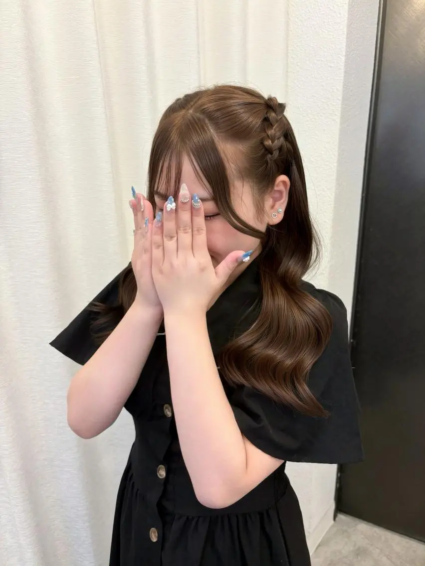 ヘアアレンジ ミディアム ヘアセット 🎀ヘアセット/ 博多美容室ゆうあ🎀のヘアスタイル