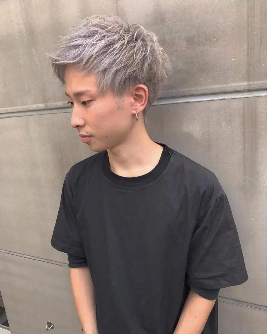 ショート カラー メンズ 北間 寛哉のヘアスタイル