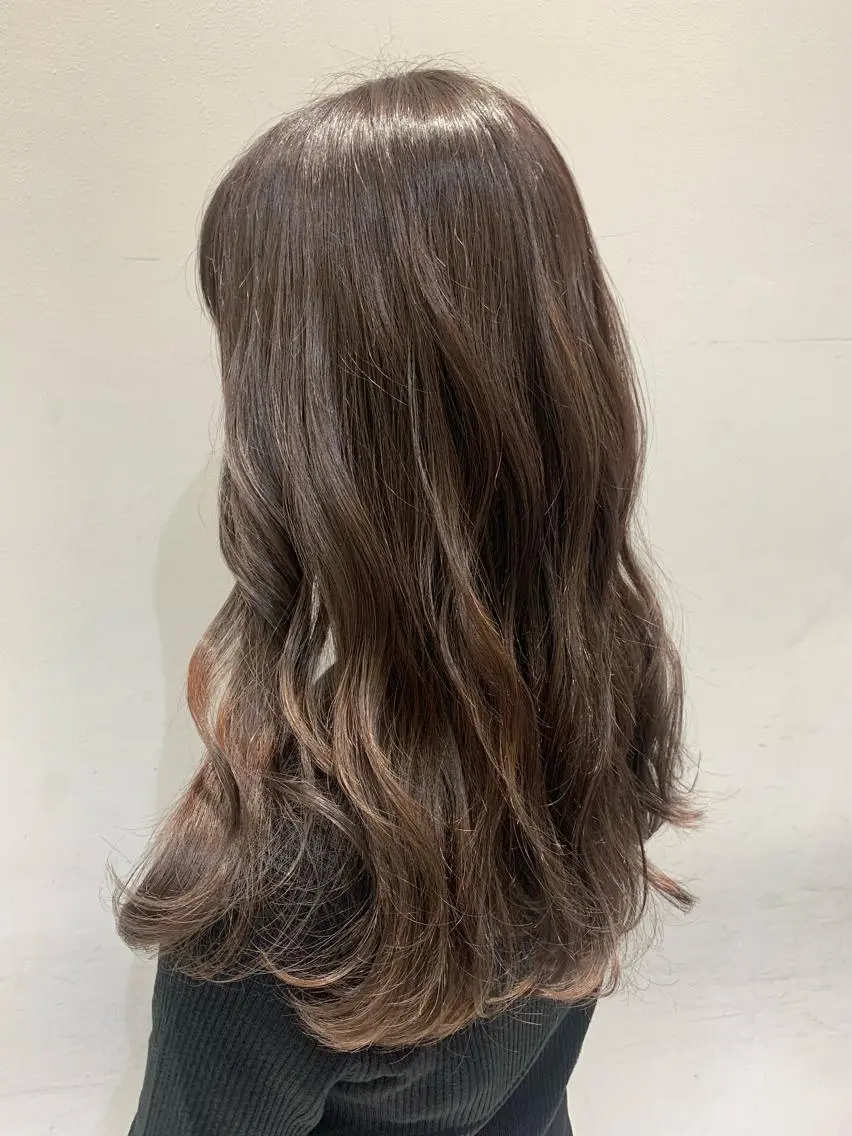 セミロング カット ヘアカラー 縮毛矯正 トリートメント 髪質改善/縮毛矯正 🎀小林 唯 🎀のヘアスタイル