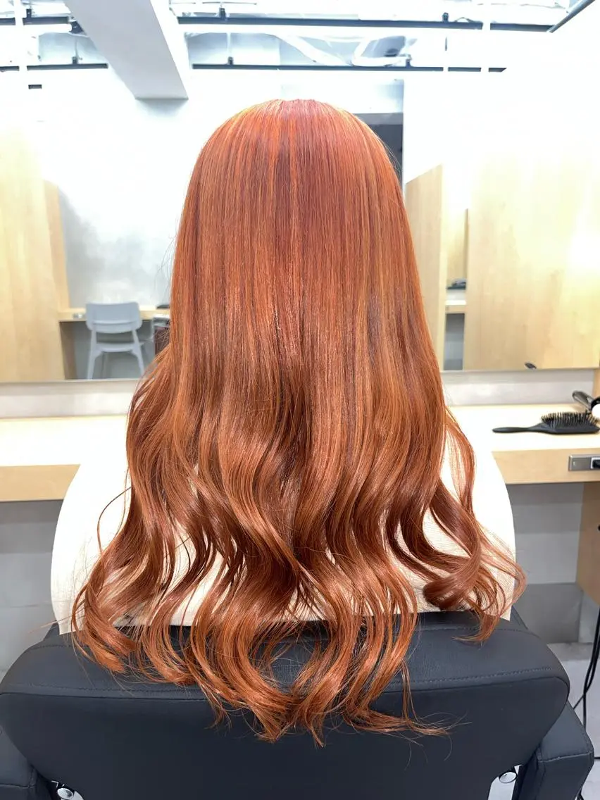 ロング カラー ヘアカラー トリートメント ヘアセット 🎀透明感 カラー🎀ミズキのヘアスタイル