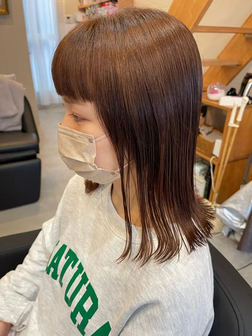 セミロング nowhere ノーウェアのヘアスタイル