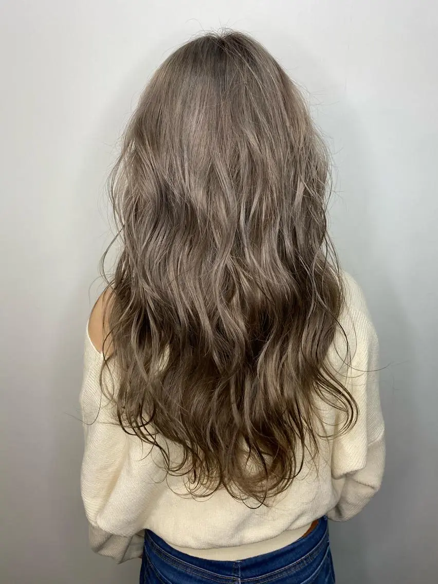 ロング カラー 🧡色落ちまで2度 楽しめる🧡ヨシキのヘアスタイル