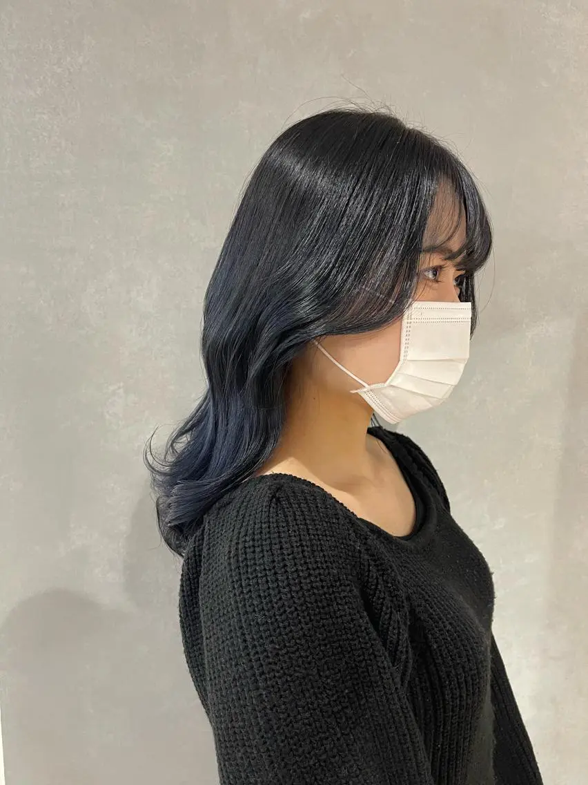ロング カラー カット ヘアカラー トリートメント 店長 MANAMI /ブリーチ/骨格ボブのヘアスタイル
