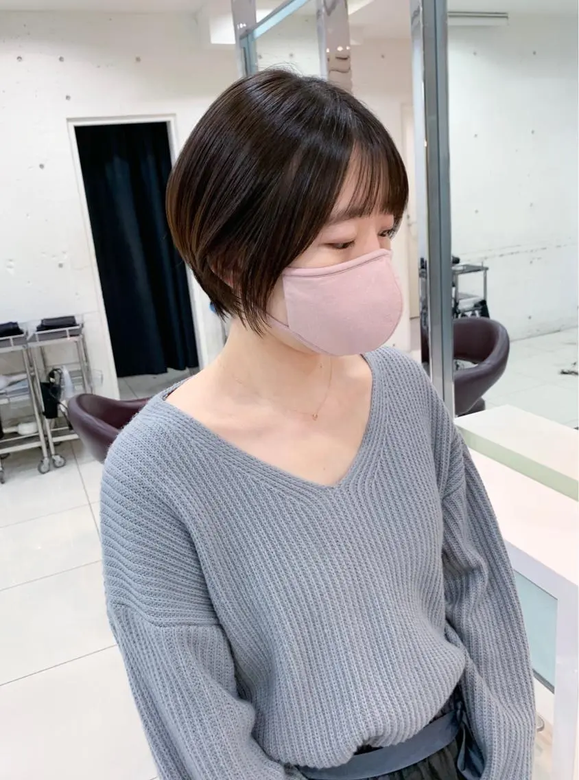 ショート ショートボブ ボブ ショートヘア 似合わせパーマ/ kazuのヘアスタイル
