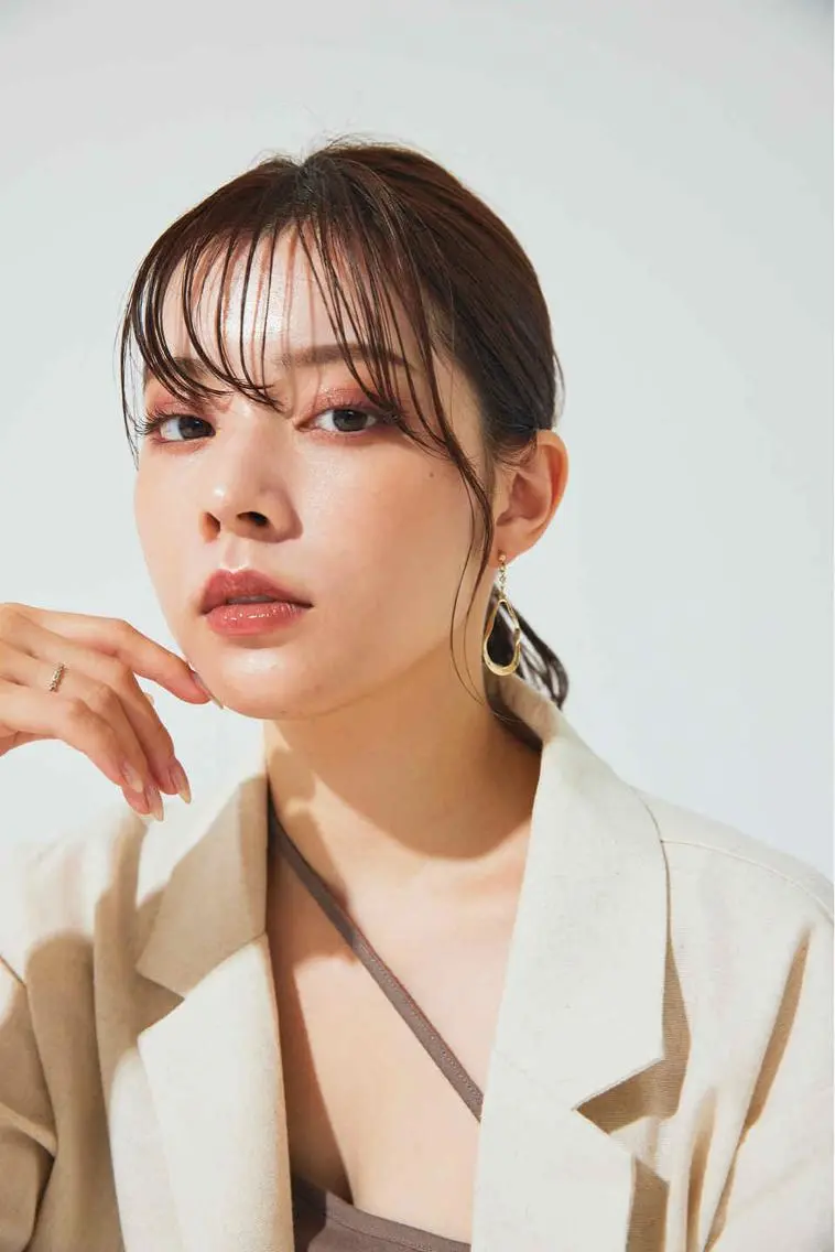 ロング カラー 銀座メンズ専門🖤 叶奈々のヘアスタイル