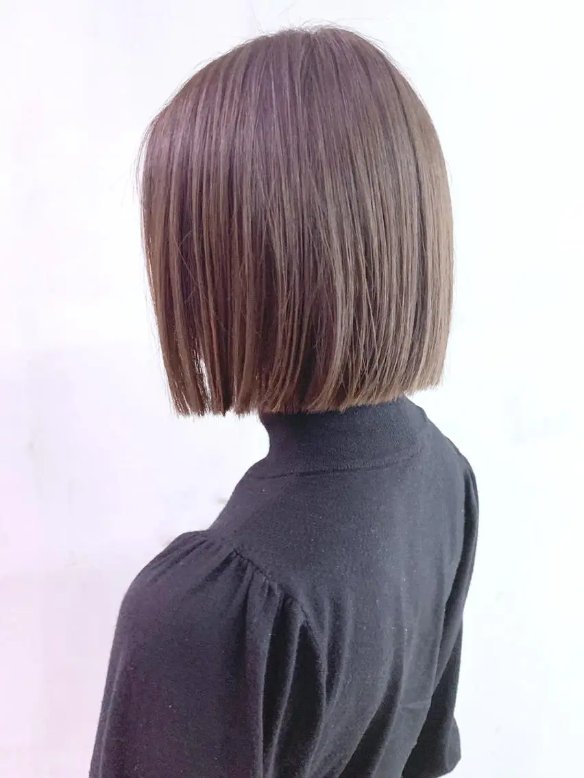 ミディアム カラー パーマ ヘアアレンジ ボブ ITbyALBUM 浦和店のヘアスタイル