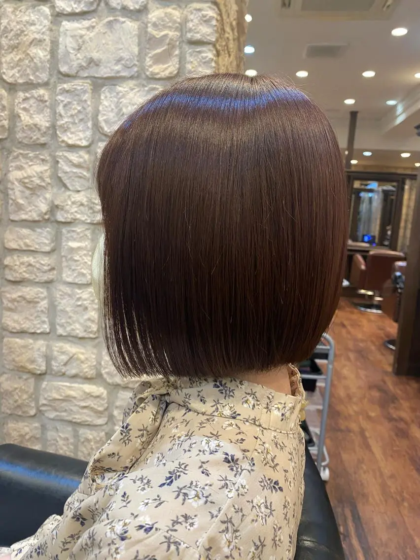 ショート カラー レッドカラー ボブ ブリーチカラー⸜♡⸝ クルミ🐍のヘアスタイル