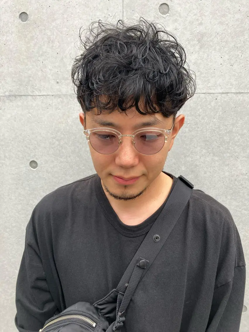 パーマ メンズ 似合わせカットカラー 👩MINAのヘアスタイル