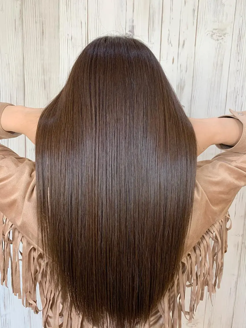 ロング カラー ヘアカラー トリートメント Nagisa🥥🧡 南森町駅 徒歩30秒のヘアスタイル