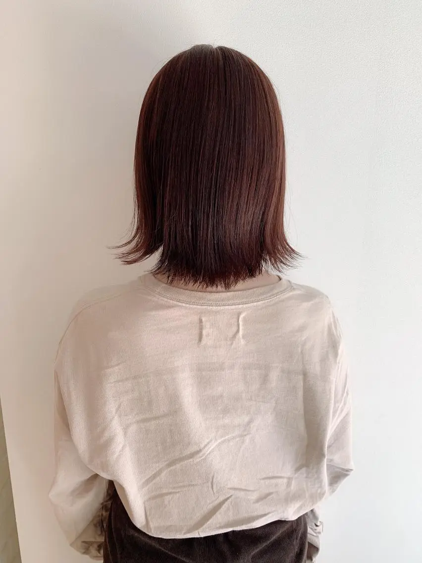 ミディアム カラー カット ヘアカラー なりたいが叶う ながしまじゅんきのヘアスタイル