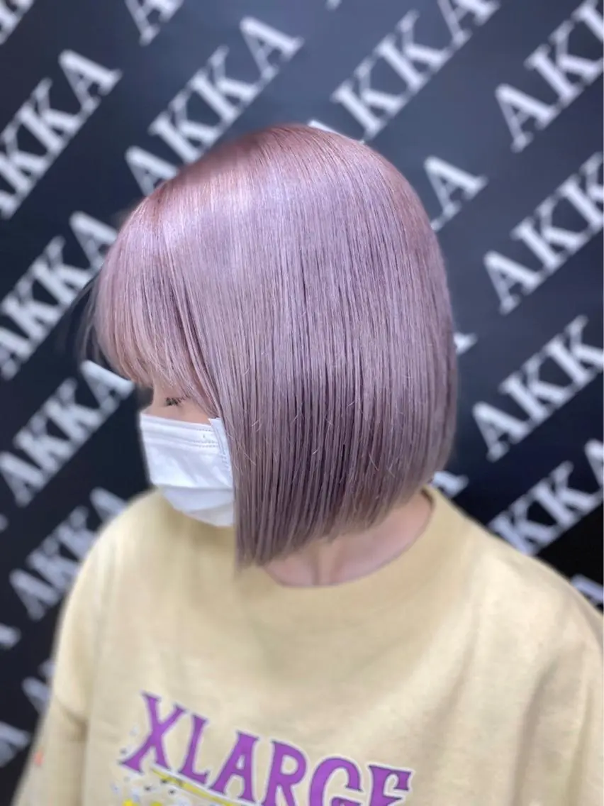 ミディアム カラー メンズ キッズ ネイル マツエク・マツパ アイブロウ 🧡可愛い色落ち🧡 ハイトーン特化🧡のヘアスタイル