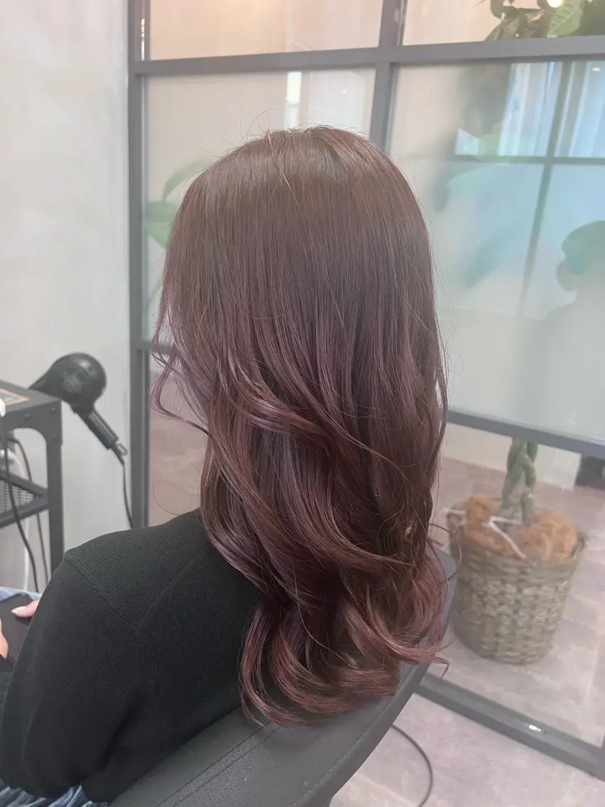 ロング カット ヘアカラー トリートメント Cecilhair なんば店    岩川のヘアスタイル