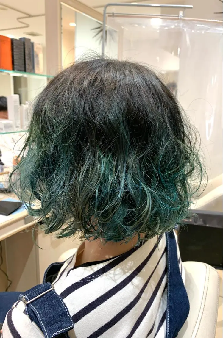 ミディアム カット パーマ 堀井 猛史のヘアスタイル