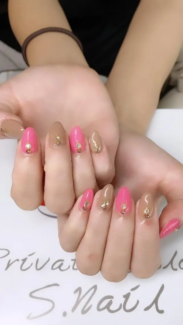 ネイル 西大分S.Nail 𓏲⋆🪸.⋆⸜🫧のネイルデザイン