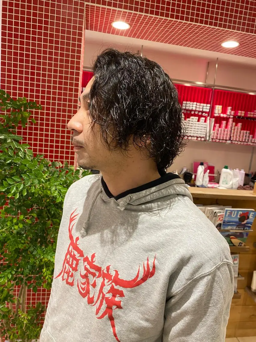 パーマ メンズ カット パーマ トリートメント さこだ しょうた 【副店長】のヘアスタイル