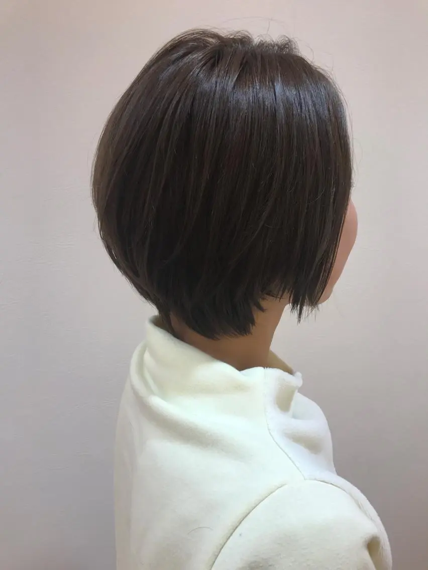 ショート カラー カット ヘアカラー 湯浅 了一のヘアスタイル