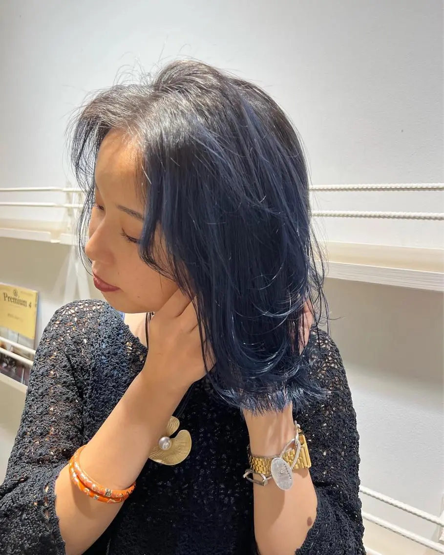 ミディアム ヘアカラー YUIKA 江古田のヘアスタイル