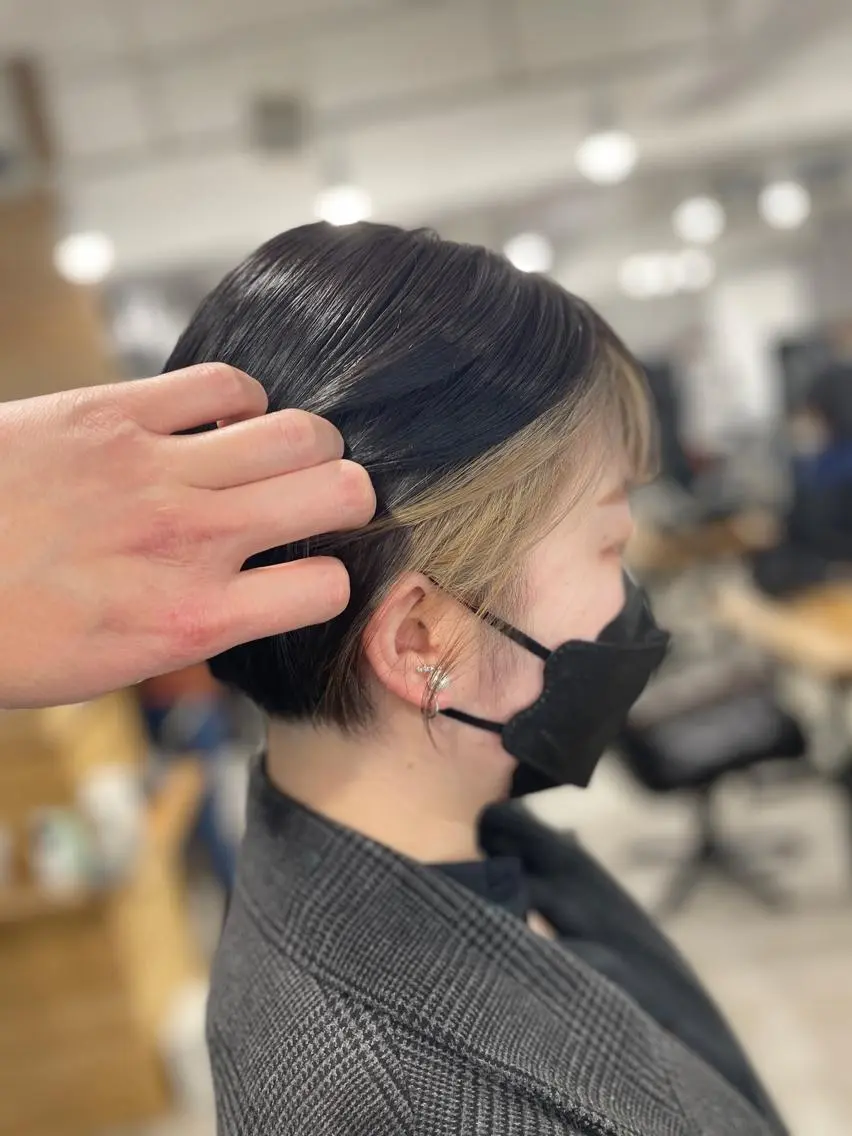 ショート カット ヘアカラー トリートメント MICO hairのヘアスタイル