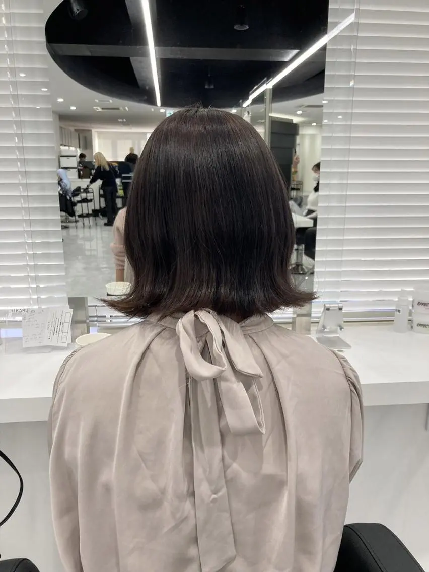 カラー 🫧韓国/似合わせ ボブRION🫧のヘアスタイル