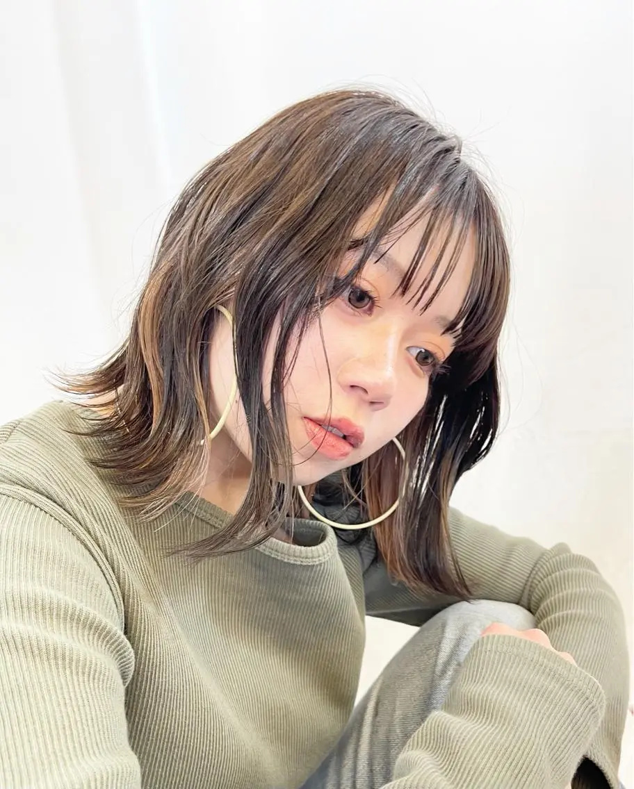 セミロング 剣持友希/ifh iizuka/高崎のヘアスタイル