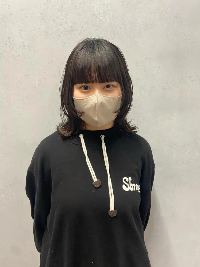 ミディアム ウルフカット レイヤー💧艶髪 💧Syotaのヘアスタイル