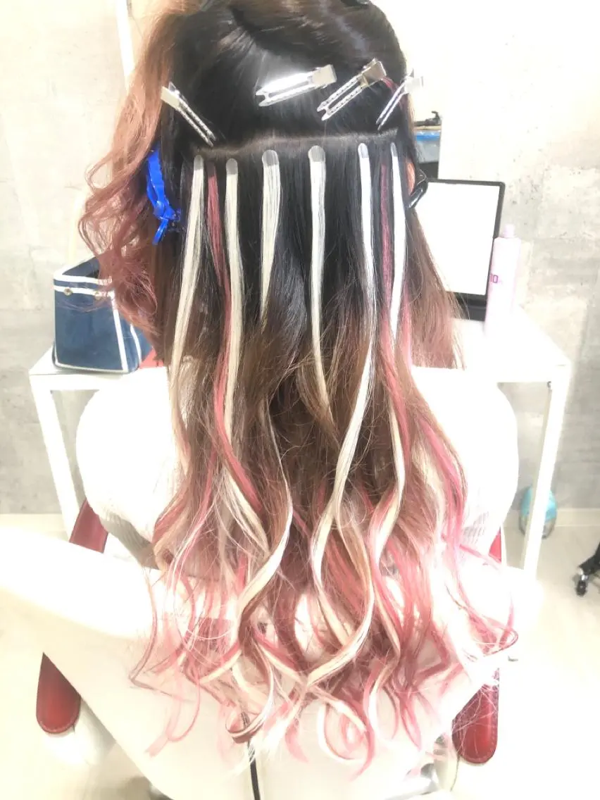 ロング エクステ 🌸ドレスアップ 心斎橋店🌸のヘアスタイル