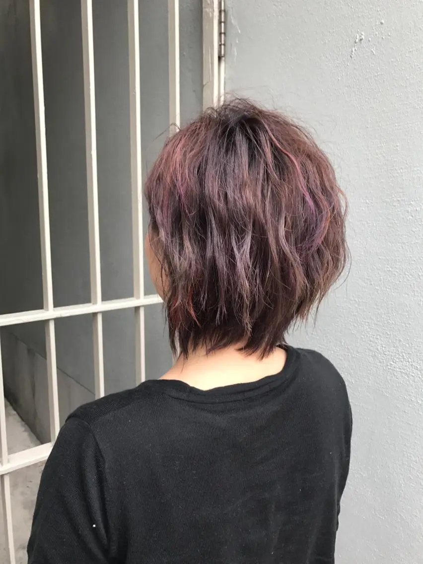 ショート カラー カット ヘアカラー 湯浅 了一のヘアスタイル