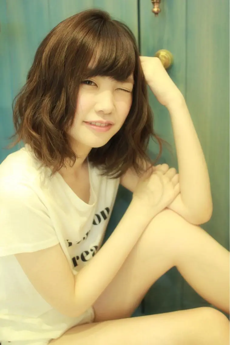 ミディアム アッシュ ボブ filo   渋谷 Gishiのヘアスタイル