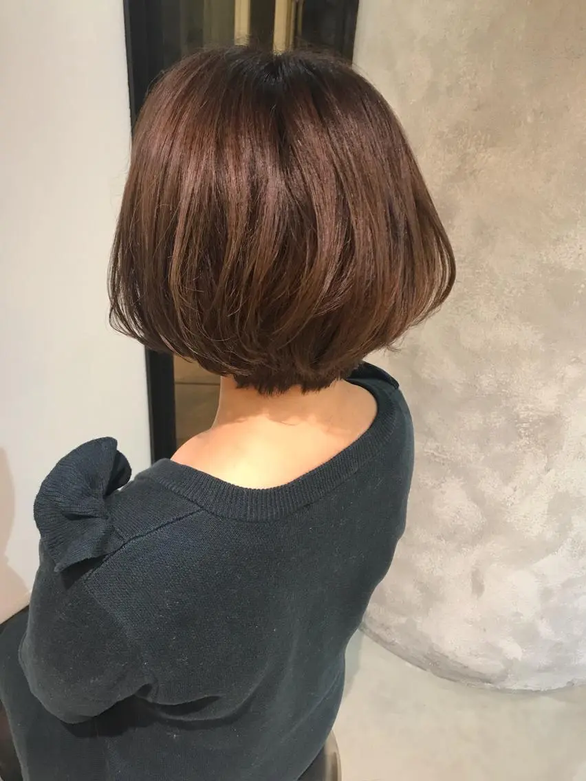ショート カラー ヘアカラー トリートメント 松村 崇弘のヘアスタイル
