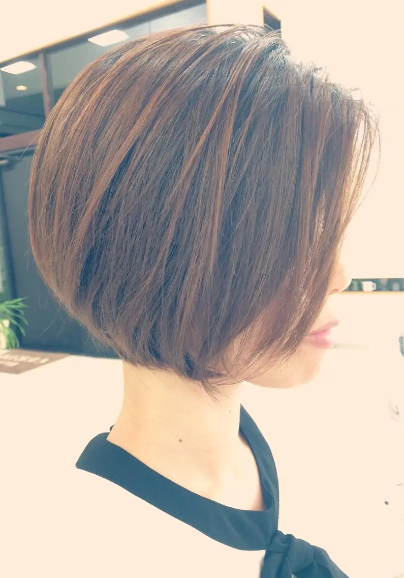 ショート ボブ いけだ ゆうのヘアスタイル