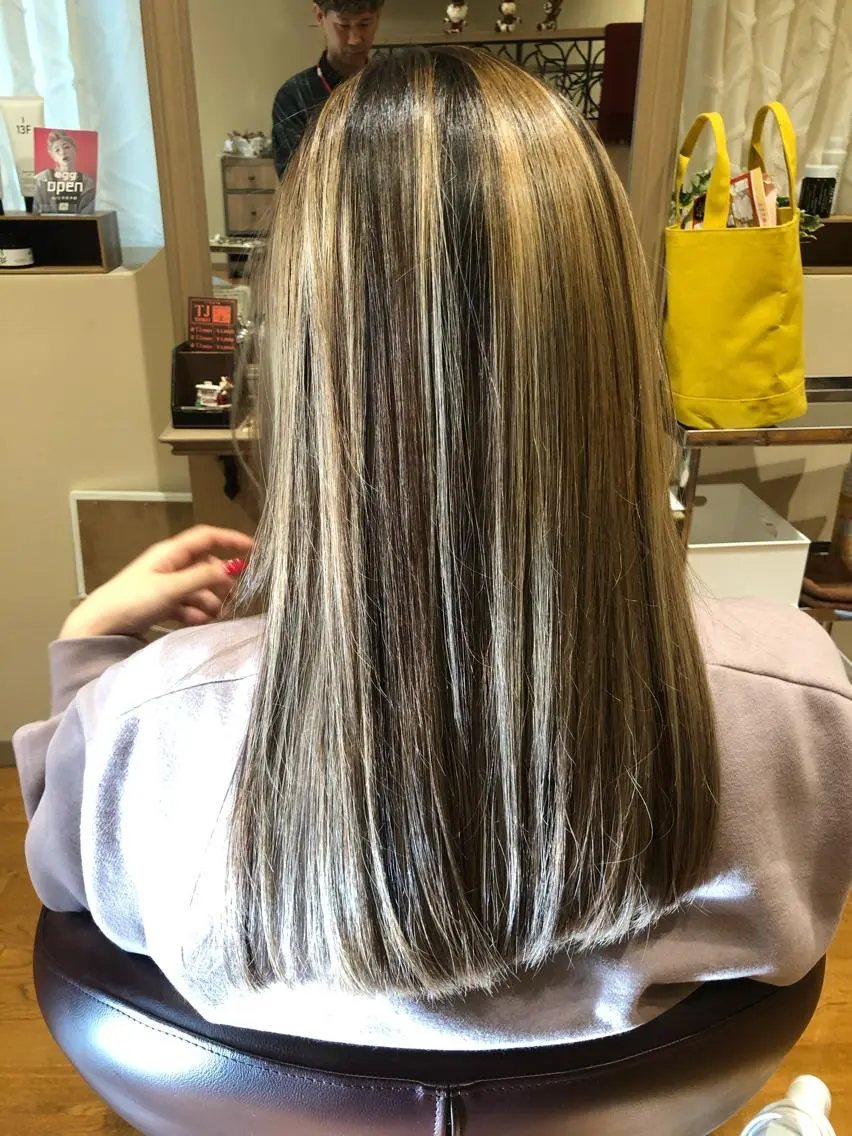 ロング カラー 🌈日比野 哲二のヘアスタイル